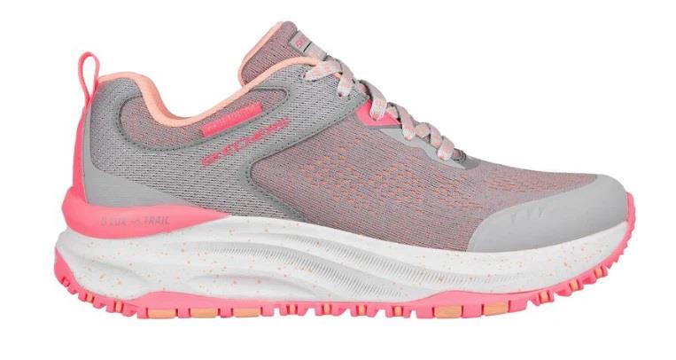 Women's Wide Fit Skechers Relaxed Fit 149842 D'lux Trail Round Trip Walking Trainers