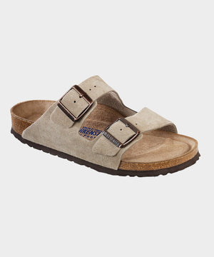 Birkenstock Arizona Soft-Footbed in Taupe Suede