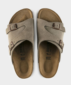 Birkenstock Zurich Suede in Taupe