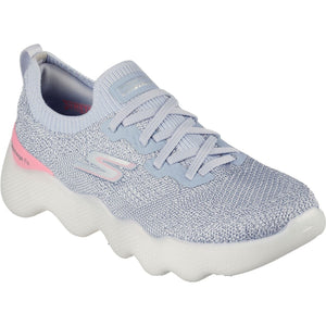 Women's Wide Fit Skechers 124905 Go Walk Massage Fit Upsur Trainers