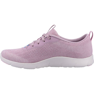 Women's Wide Fit Skechers 104272 Arch Fit Refine Trainers - Mauve