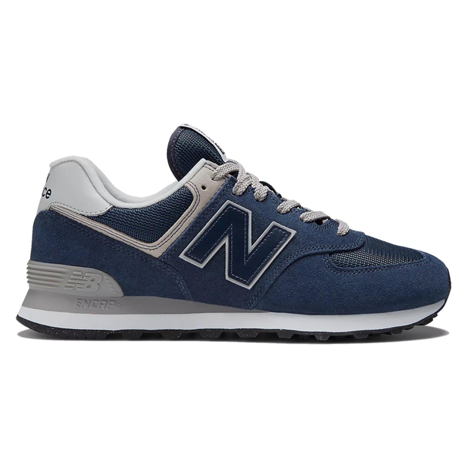 Women's Wide Fit New Balance  ML574EVN Running Trainers - Exclusive - Navy ENCAP