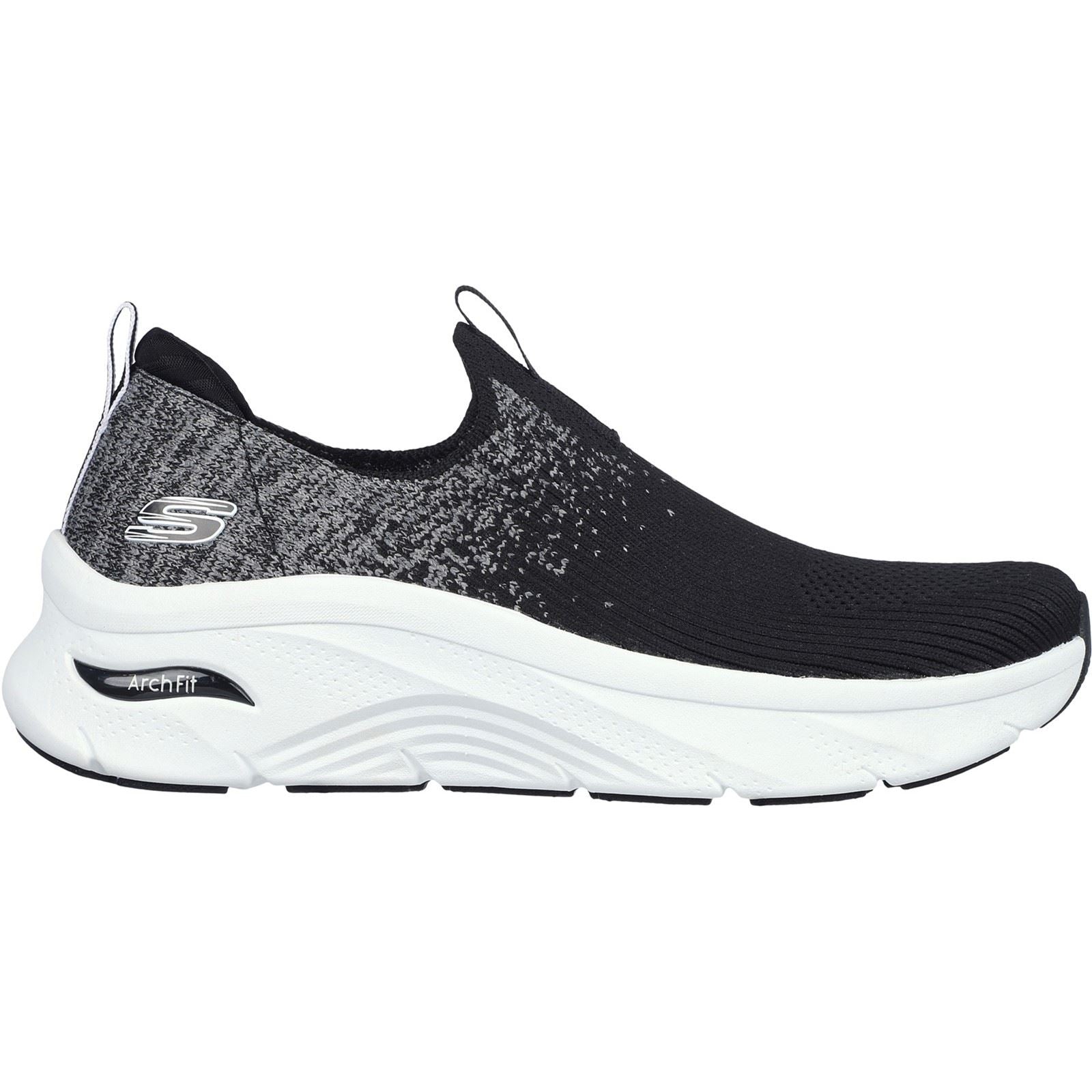 Women's Wide Fit Skechers 149684 Arch Fit D'Lux Key Journey Trainers - Black