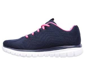 Womens Wide Fit Skechers 12615 Walking Trainers