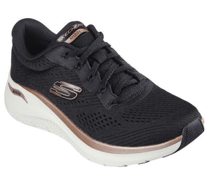 Women's Wide Fit Skechers 150067 Arch Fit 2.0 Glow The Distance Trainers