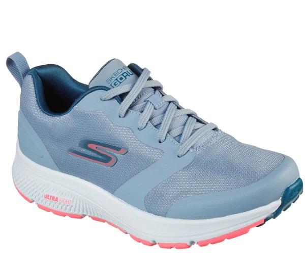 Women's Wide Fit Skechers 128275 Go Run Consistent Lunar Night Trainers