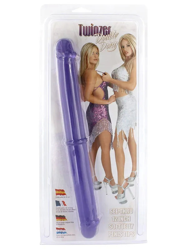 Twinzer Purple Double Dong 30 cm