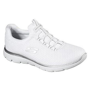 Women's Wide Fit Skechers 12980 Summits Slip On Sports Trainers