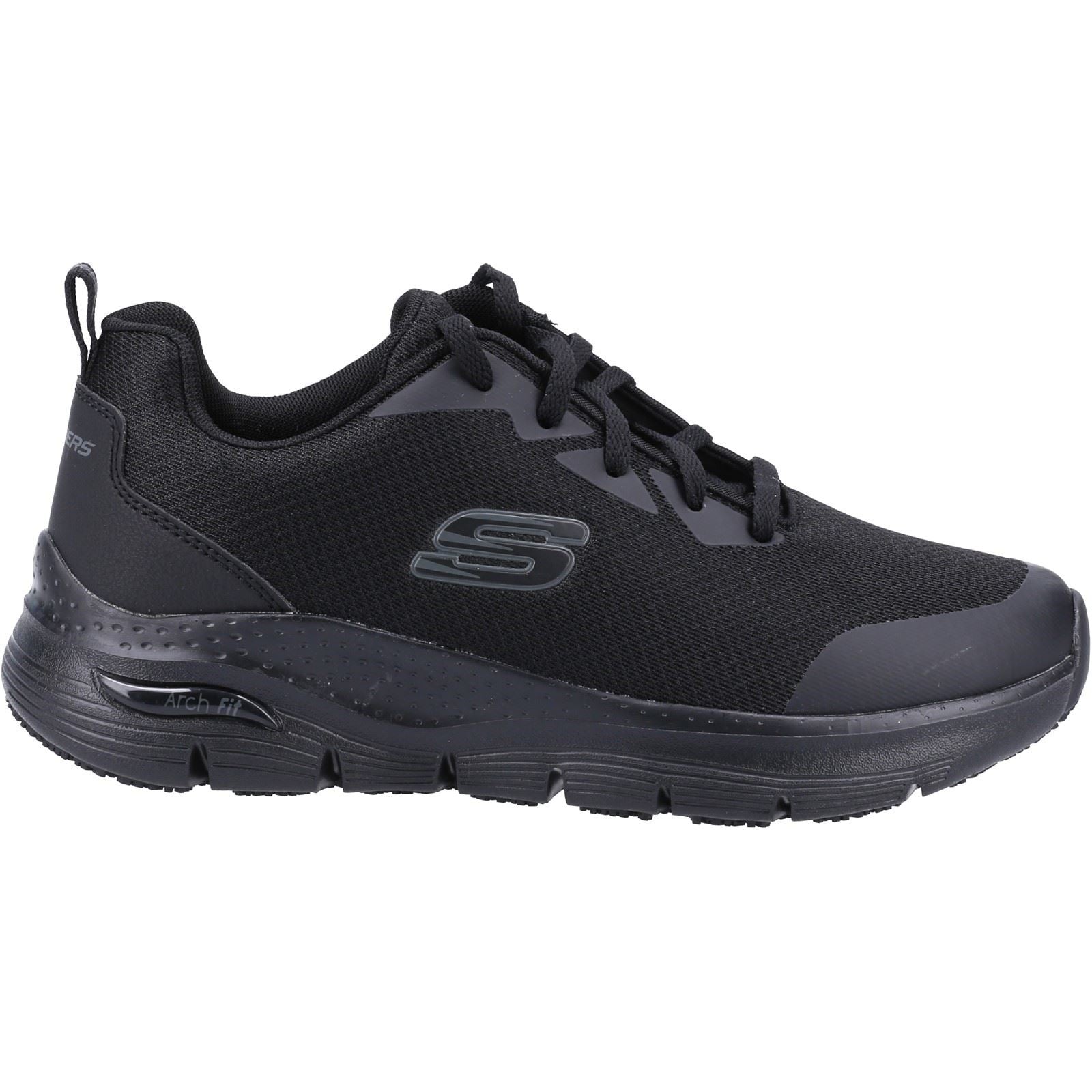 Women's Wide Fit Skechers 108019EC Arch Fit Sr Occupational Trainers