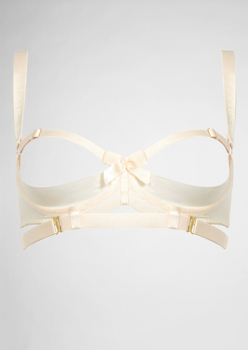 Gia Shelf Open Bra Ivory