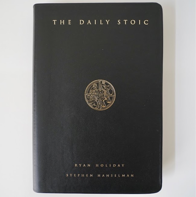 The Daily Stoic (Premium Leather Edition Book)