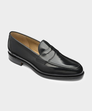 Loake Imperial Loafer in Black Polished Calf Leather