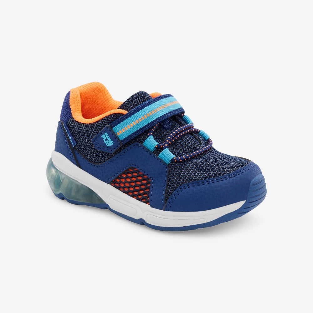 Stride Rite Toddler Boys M2P Lumi Bounce Sneaker Velcro Blue