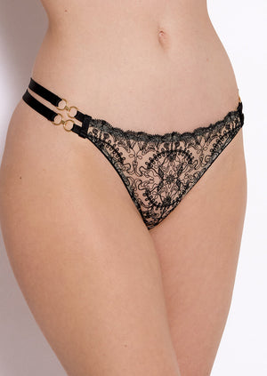 Cymatic Thong Black