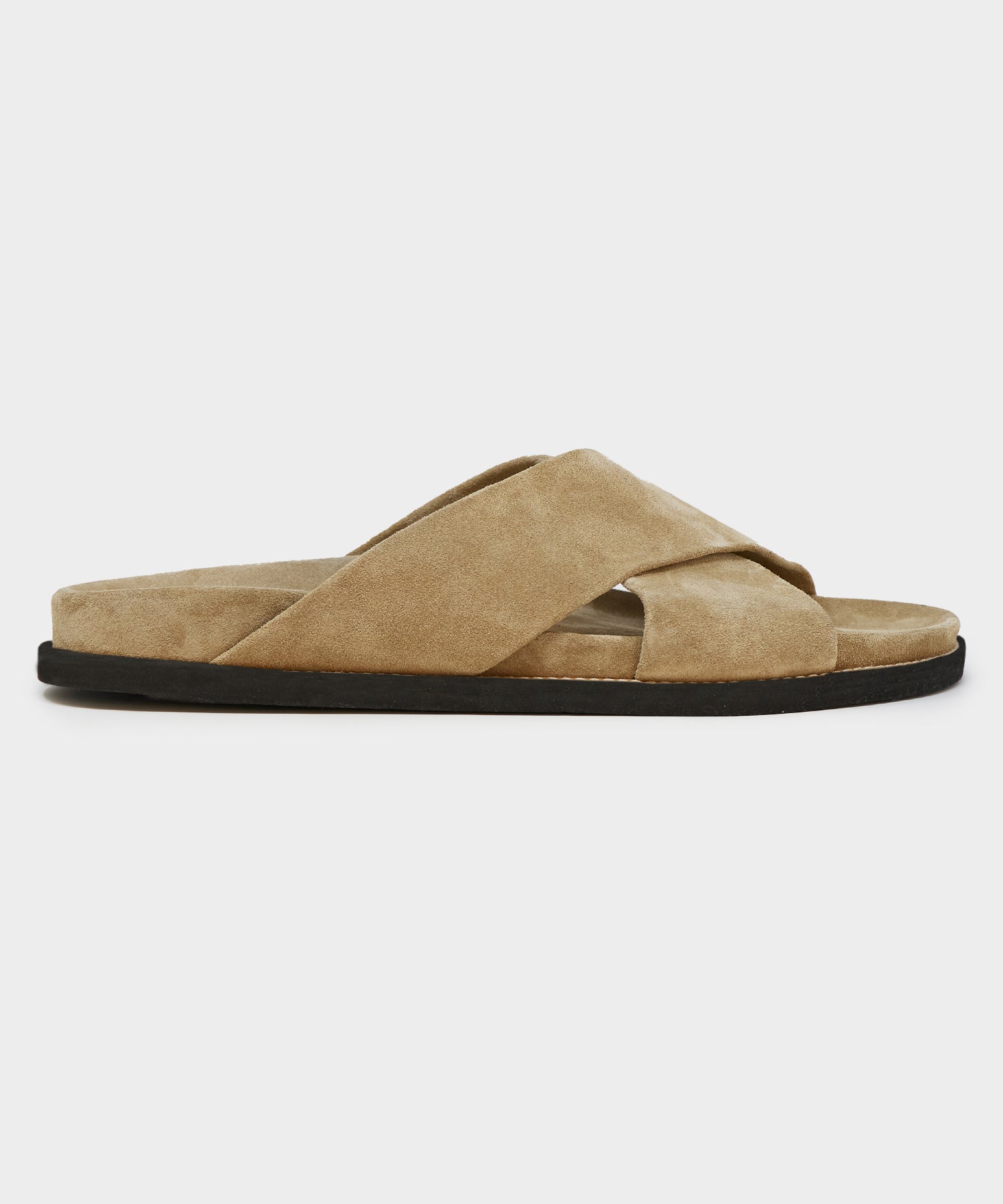 Nomad Suede Crossover Sandal in Sand