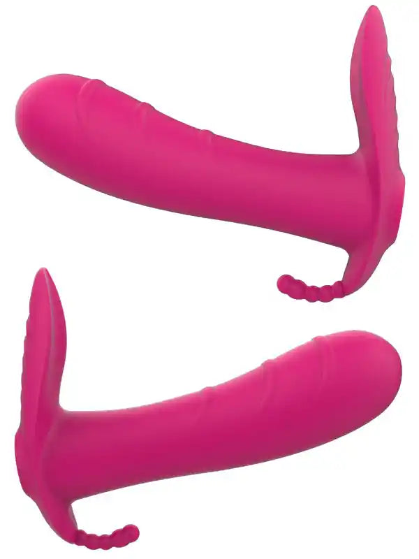 Rechargeable Wearable Dual Vibrator for Couples with Remote Control