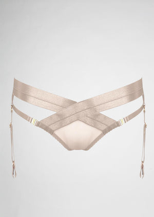 Tomoe Harness Brief Caramel