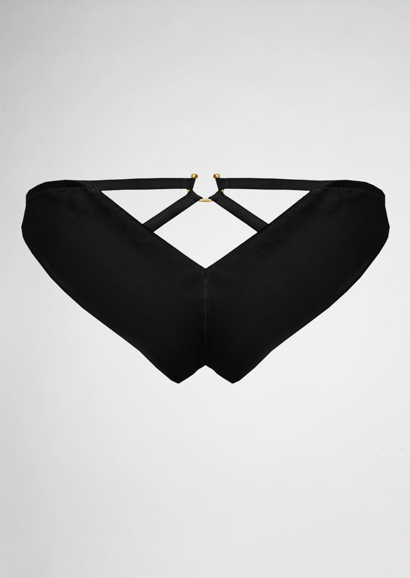 Clea Strap Brief Black