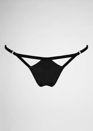 Clea Strap Brief Black