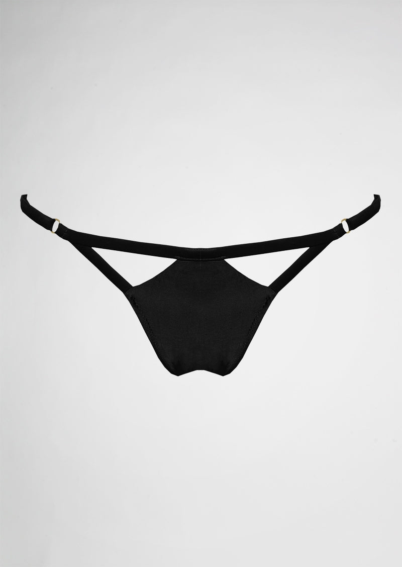 Clea Strap Brief Black