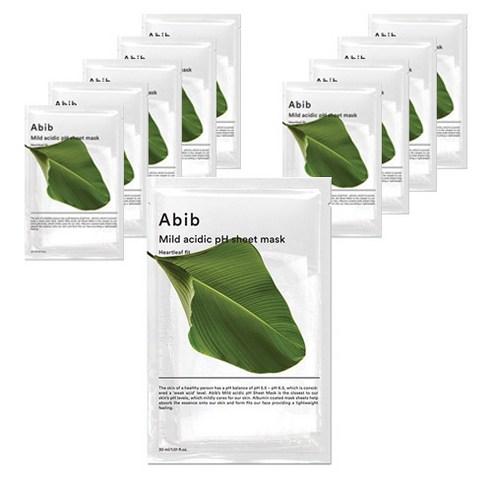 Abib Mild Asidik pH Sayfa Maskesi Heartleaf Fit 30ml X 10 adet