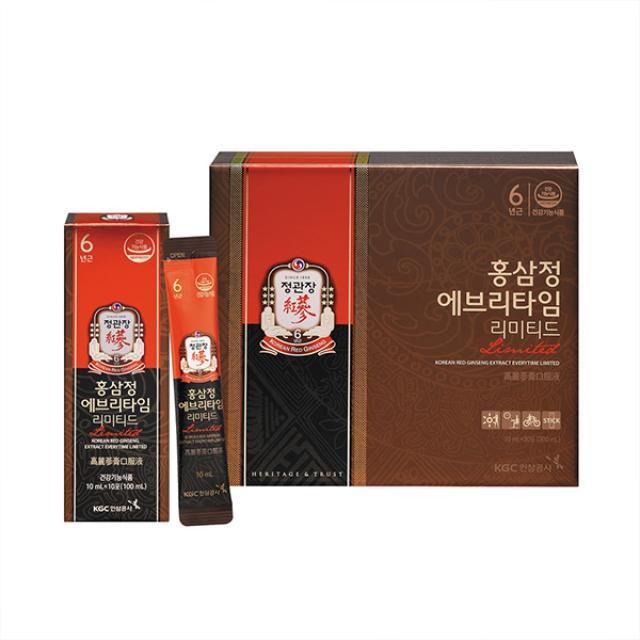 [KGC Cheong Kwan Jang] Kore Kırmızı Ginseng EveryTime Limited 10ml x 30 Çubuk 