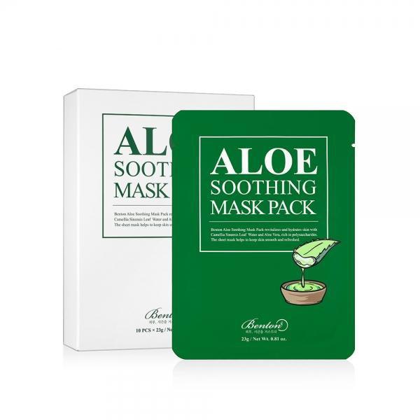 Benton Aloe Yatıştırıcı Kağıt Maske 23g X 10ea