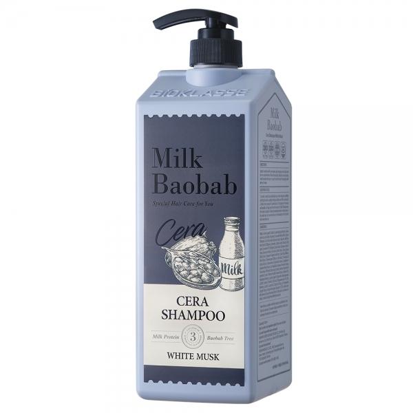 BIOKLASSE MILK BAOBAB HAIR Cera Shampoo 1200ml #White Musk