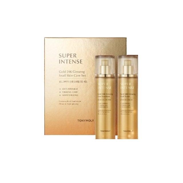 TONYMOLY SUPER INTENSE Altın 24K Ginseng Salyangoz SETİ