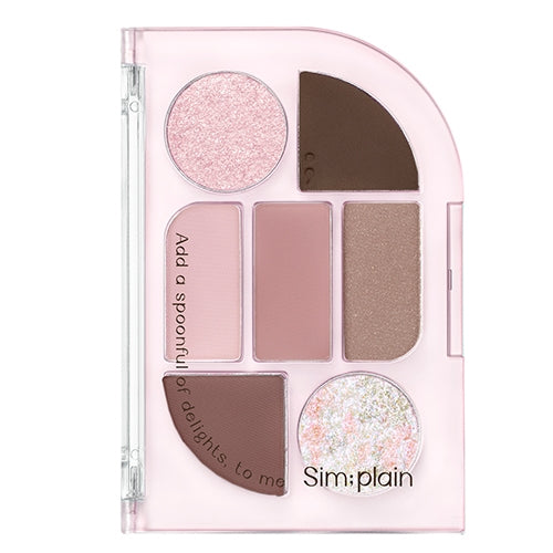 peripera Simplain Eye Palette 1.5gx1.17gx2.18g x 4 (2 Colors)