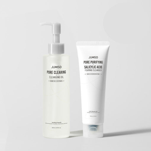 Jumiso Double Cleansing Duo (Pore Purifying Cleanser 120g + Clearing Cleansing Oil 200ml)