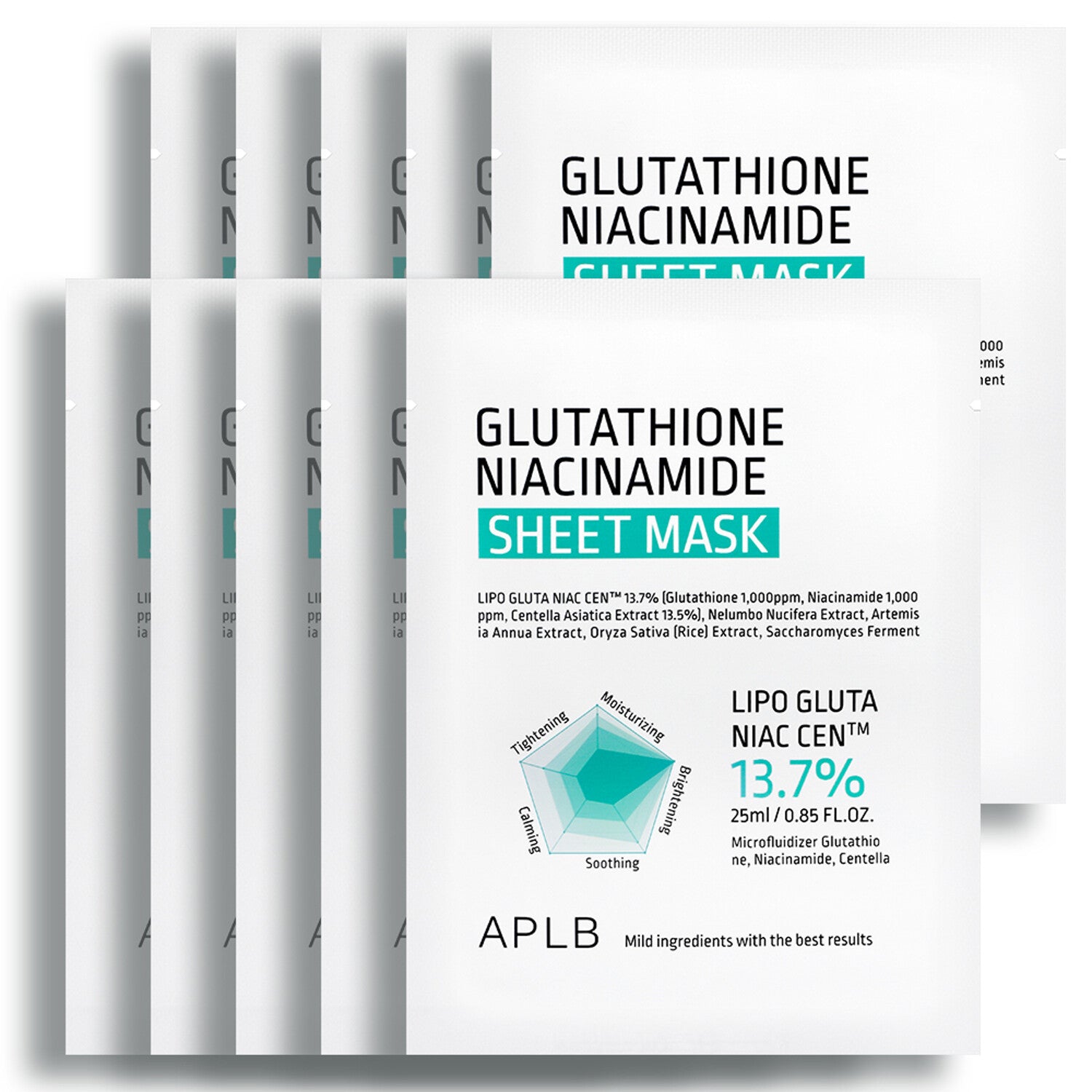 APLB Glutatiyoin Niacinamid Kağıt Maske 25ml 10ea