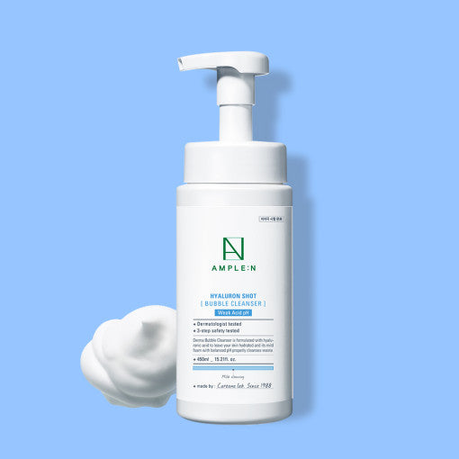 AMPLE:N Hyalruon Shot Bubble Cleanser 450ml