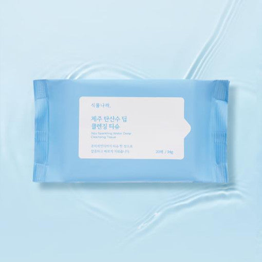 Shingmulnara Jeju Sparkling Water Quick & Deep Cleansing Tissue 20 Sheets 107g