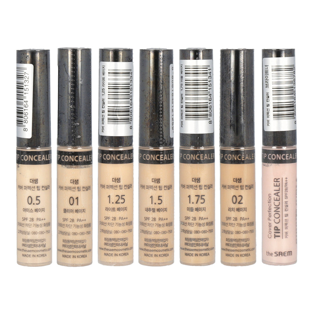 the SAEM Cover Perfection Tip Concealer 6.5g (10 shades)