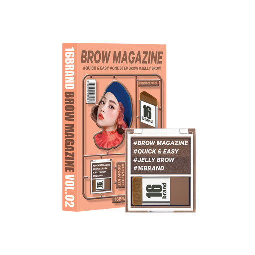 16BRAND 16 Brow Magazine Kaş (3 renk)