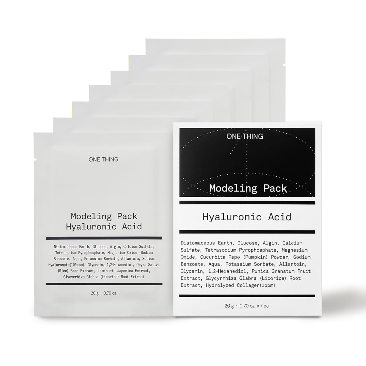 [ONE THING] Modeling Pack 20gX7ea #Hyaluronic Acid