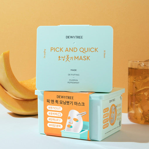 DEWYTREE PICK & QUICK De-Puff Morning Mask 30ea