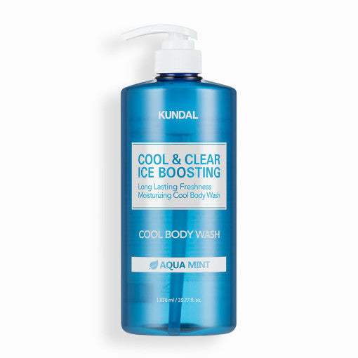 KUNDAL Cool & Clear Ice Boosting Cool Body Wash 1058ml #Aqua Mint