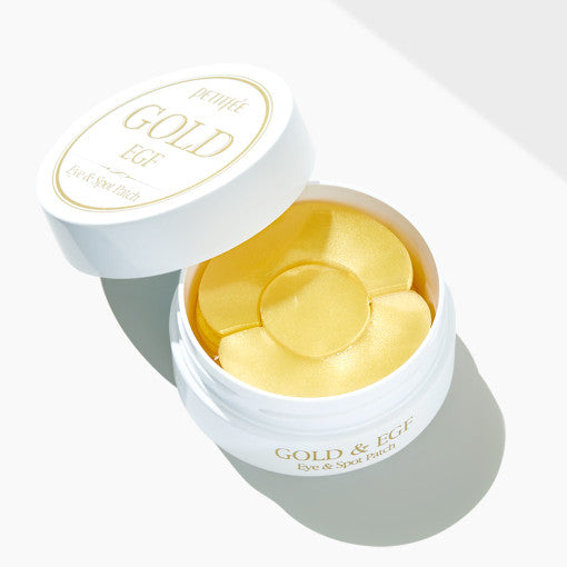 رقعة PETITFEE GOLD EGF للعين والبقع (رقعة العين 1.1 جرام × 60 رقعة + رقعة البقع 0.6 جرام × 30 رقعة)