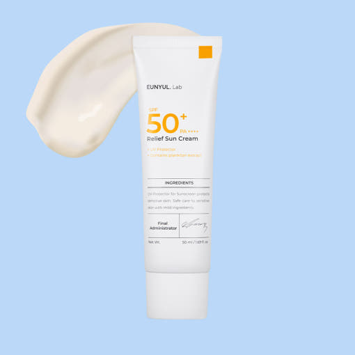 كريم الحماية من أشعة الشمس من EUNYUL Lab Relief SPF50+ PA++++ 50 مل