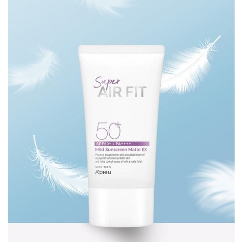 A'pieu Super Air Fit Mild Sunscreen Matte EX SPF50+ PA++++ 50ml