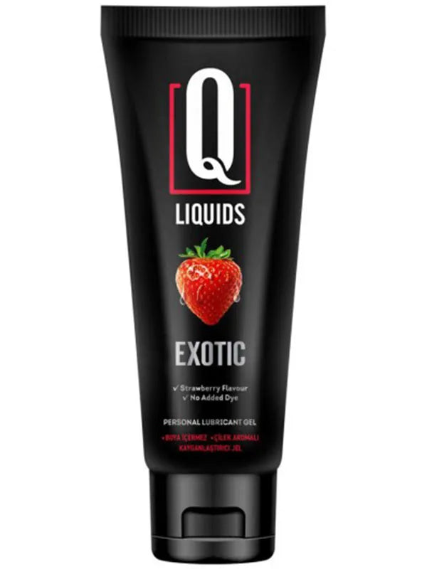 Excotic Strawberry Flavored Lubricant Gel 200 ml