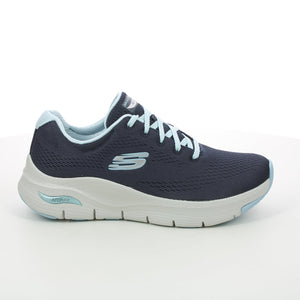 Womens Wide Fit Skechers 149057 Arch Fit Trainers