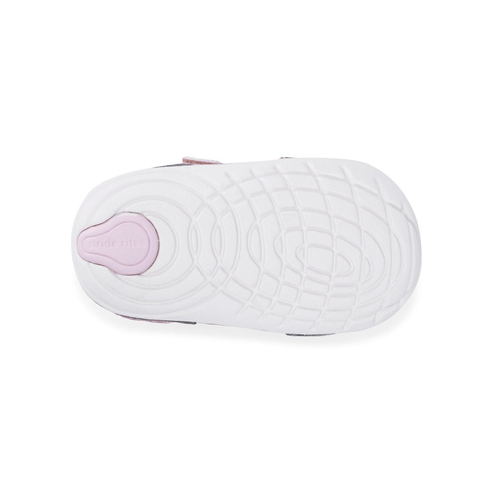 Stride Rite Infant Girls SM Adalyn Sneaker Velcro Rose Gold