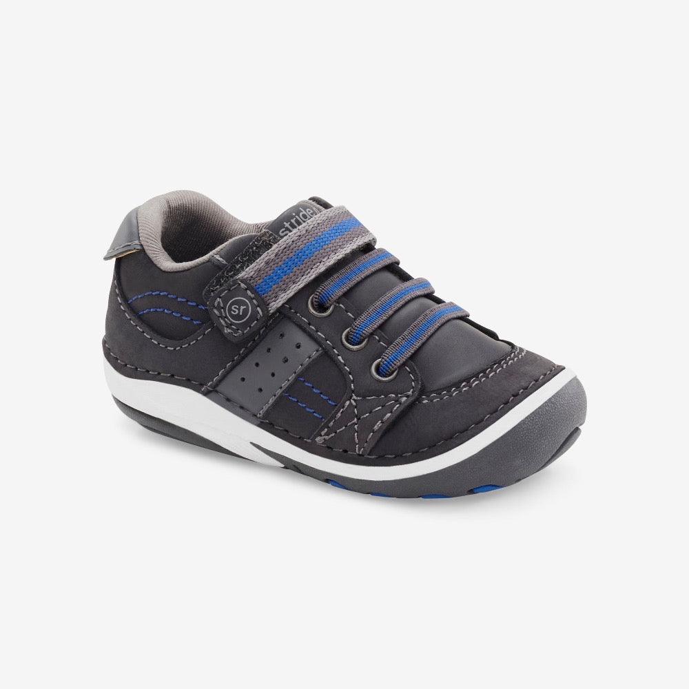 Stride Rite SRT SM Artie Infant Boys Sneaker Velcro Charcoal