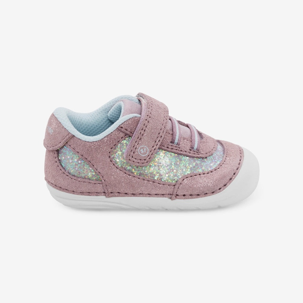 Stride Rite Infant Girls SM Jazzy Sneaker Velcro Lavender / Multi