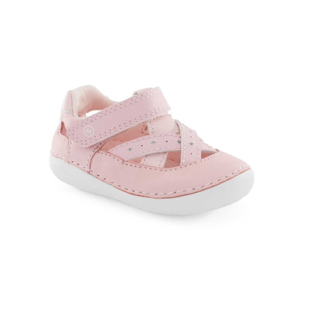 Stride Rite Infant Girls Kiki 2.0 Velcro Sandal Light Pink