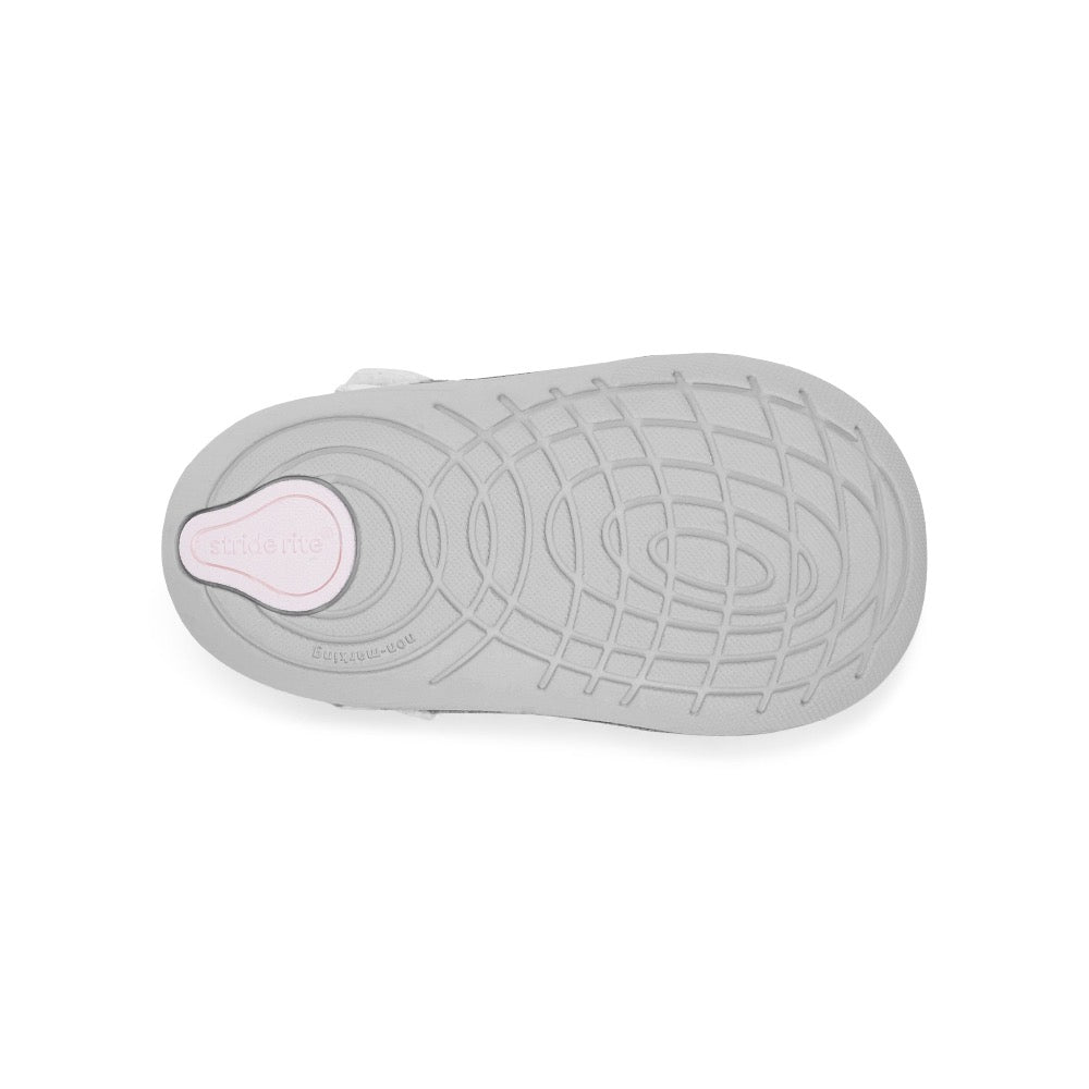 Stride Rite Infant Girls Kiki 2.0 Sandal Velcro White