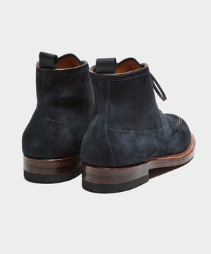 Todd Snyder x Alden Indy Boot in Navy Suede